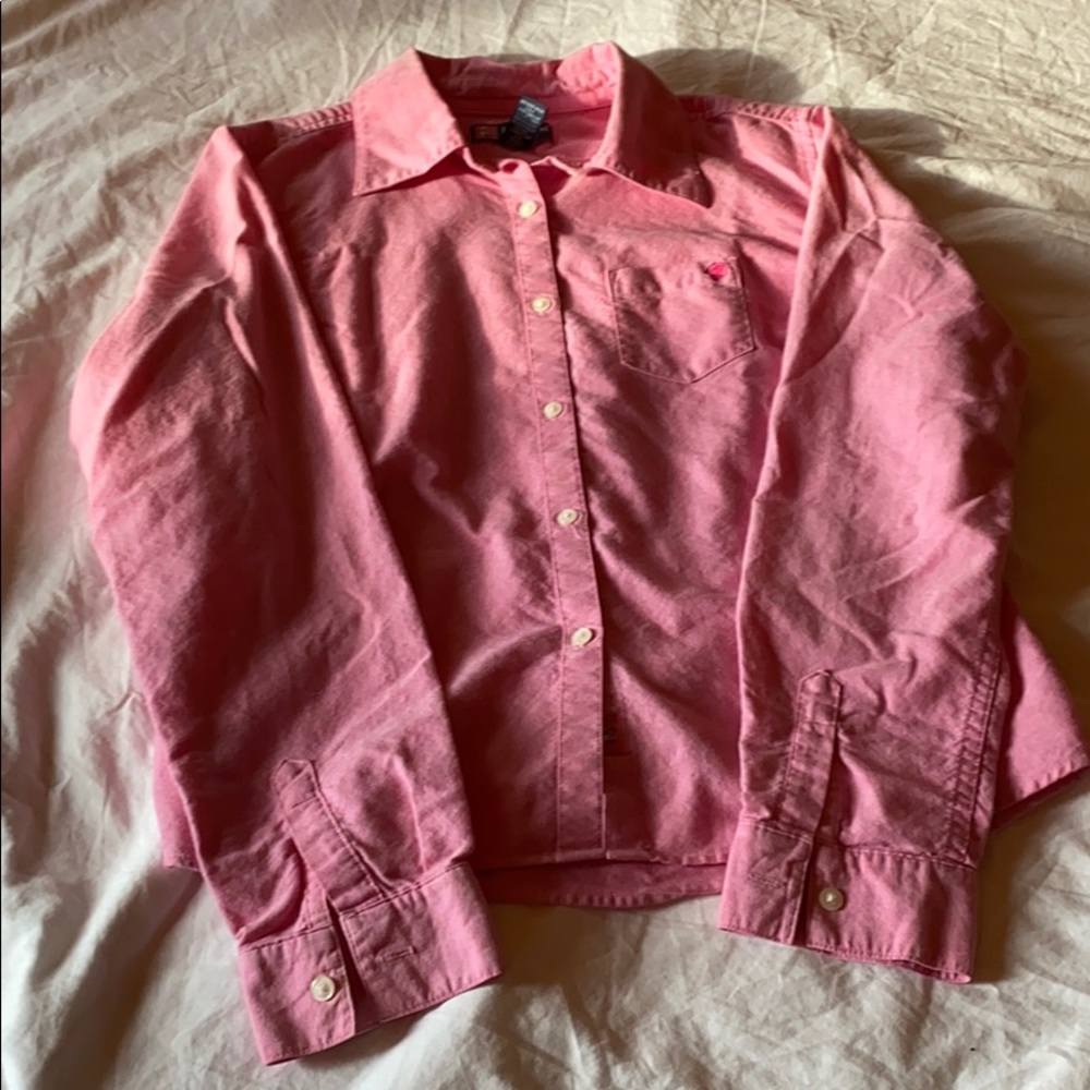 🎃 Duck Head Pink Button Down